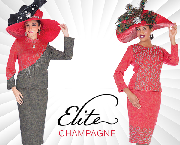 Elite Champagne Suits And Dresses 2024